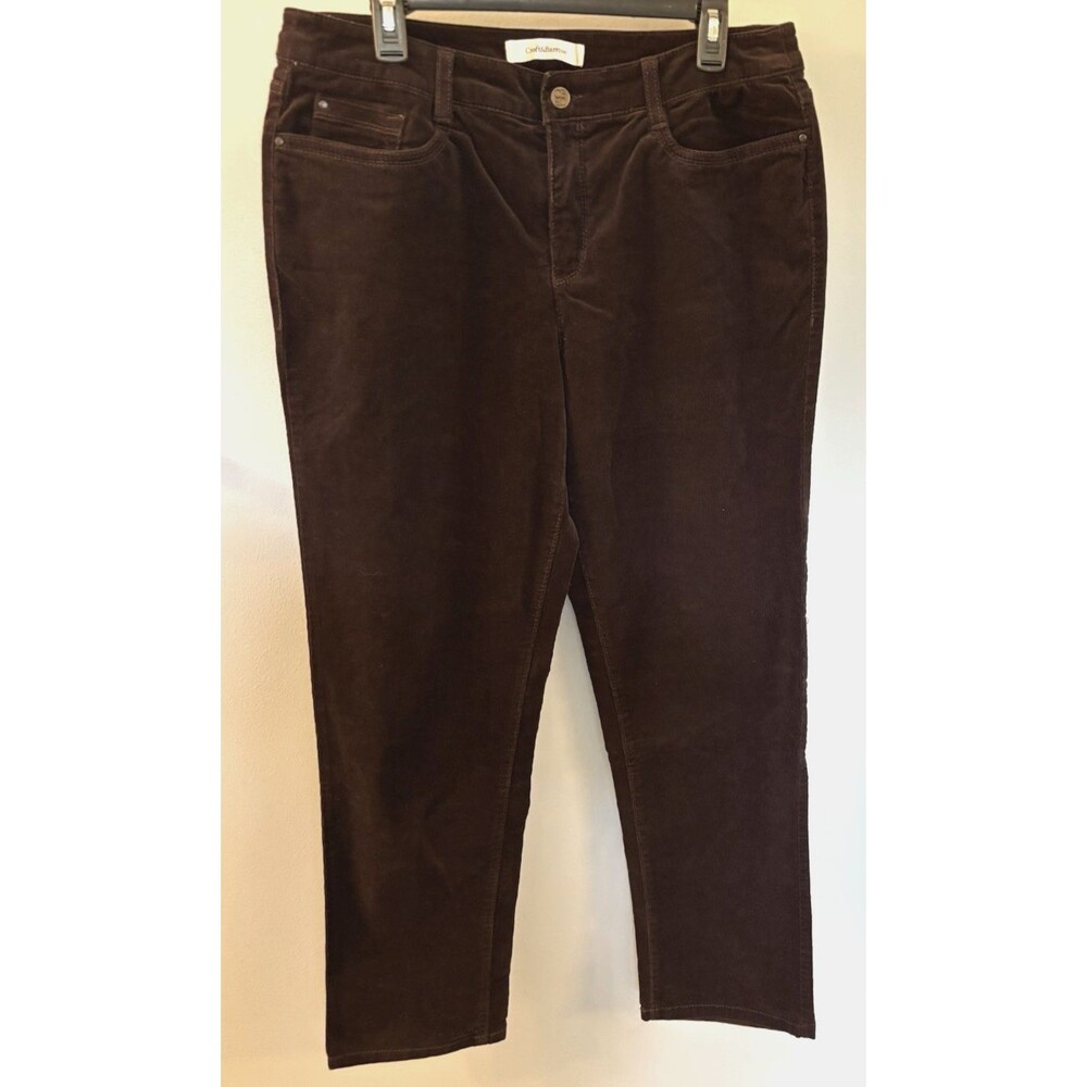Croft & Barrow Dark Brown Women’s Corduroy’s Size 14